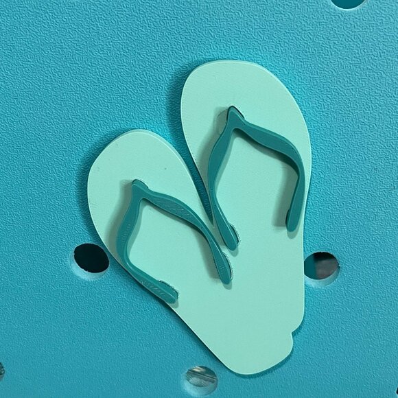 3 Piece Beach-Nautical Themed Bogg Charm Set-Glitzy Girl Bogg Charms - Picture 2 of 4